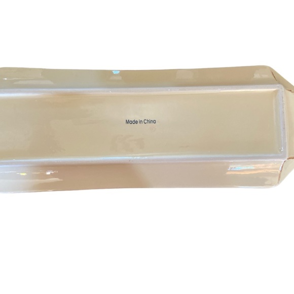 Vintage Stoneware 4 Piece Condiment Tray - Picture 6 of 12